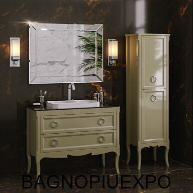 Bagno Piu   105*83*50,5  OLIVA LUCIDO +    NERO MARQUINA 107*2*51.5 +   +  