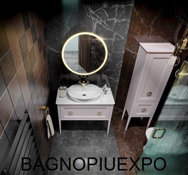 Bagno Piu   99*83*44,5  ROSATO OPACO +     100*1*46,5+  +   