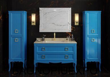 Bagno Piu  105*83*50,5  CIELO LUCIDO +    SILVIA ORO 107* 2* 51,5 +   +  