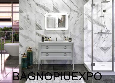 Bagno Piu     105*50,5*h83  BIANCO OPACO +   107*51,5  + 