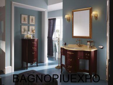 Bagno Piu     105*81*58  CAFFE OPACO +  SILVIA ORO 110*2*61+  +   