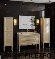 Bagno Piu   120*83*50,5  AVORIO LUCIDO +    SILVIA ORO 124* 2* 51,5 +   +  