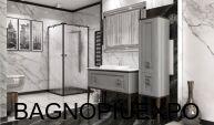 Bagno Piu    CEMENTO LUCIDO 99*82*44,5+  CARARRA 103*2*45,+   +   