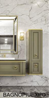 Bagno Piu    OLIVIA CON ORO LUCIDO 40*134*35+ 