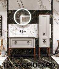 Bagno Piu    BIANCO LUCIDO 99*82*44,5+    103*2*45,+   +  