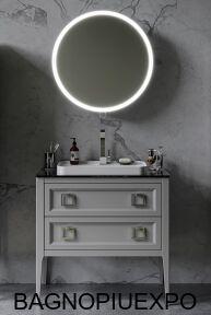 Bagno Piu   85*83*50,5  BIANCO OPACO +   NERO MARQUINA +  +   