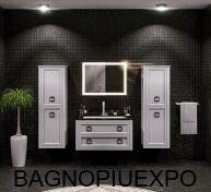 Bagno Piu   95*51*50,5  ROSATO OPACO +  98*2*51,5 NERO MARQUINA +   +   