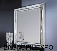 Bagno Piu Зеркало в отделке золото cm. 75 х 100 h.